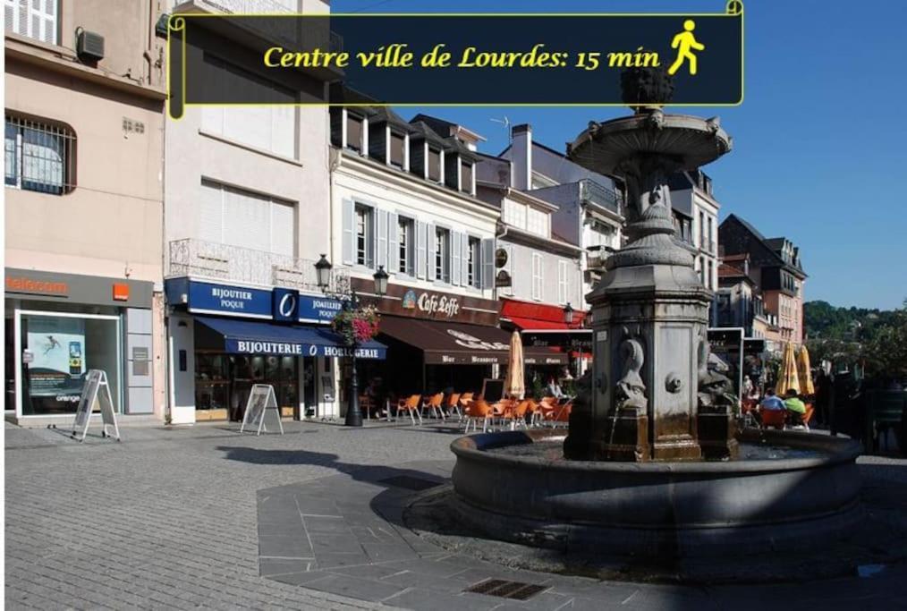 L'Authentique *Studio *Parking Prive* *Wifi*Calme Lourdes Kültér fotó